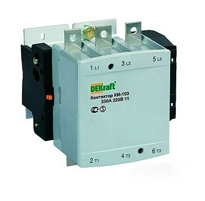 22159DEK Контактор  КМ103-265А-380В-11